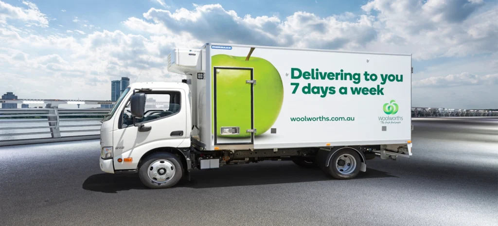 Woolies new truck copy | Thermaxx Refrigerated Truck Bodies Thermaxx Woolworth refrigerated truck body