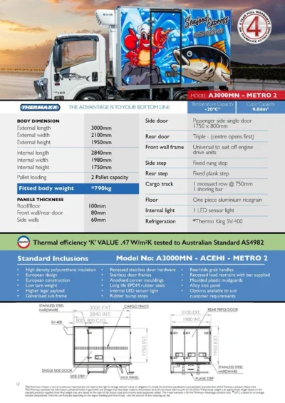 thermaxx 2 pallet refrigerated metro boxx 2